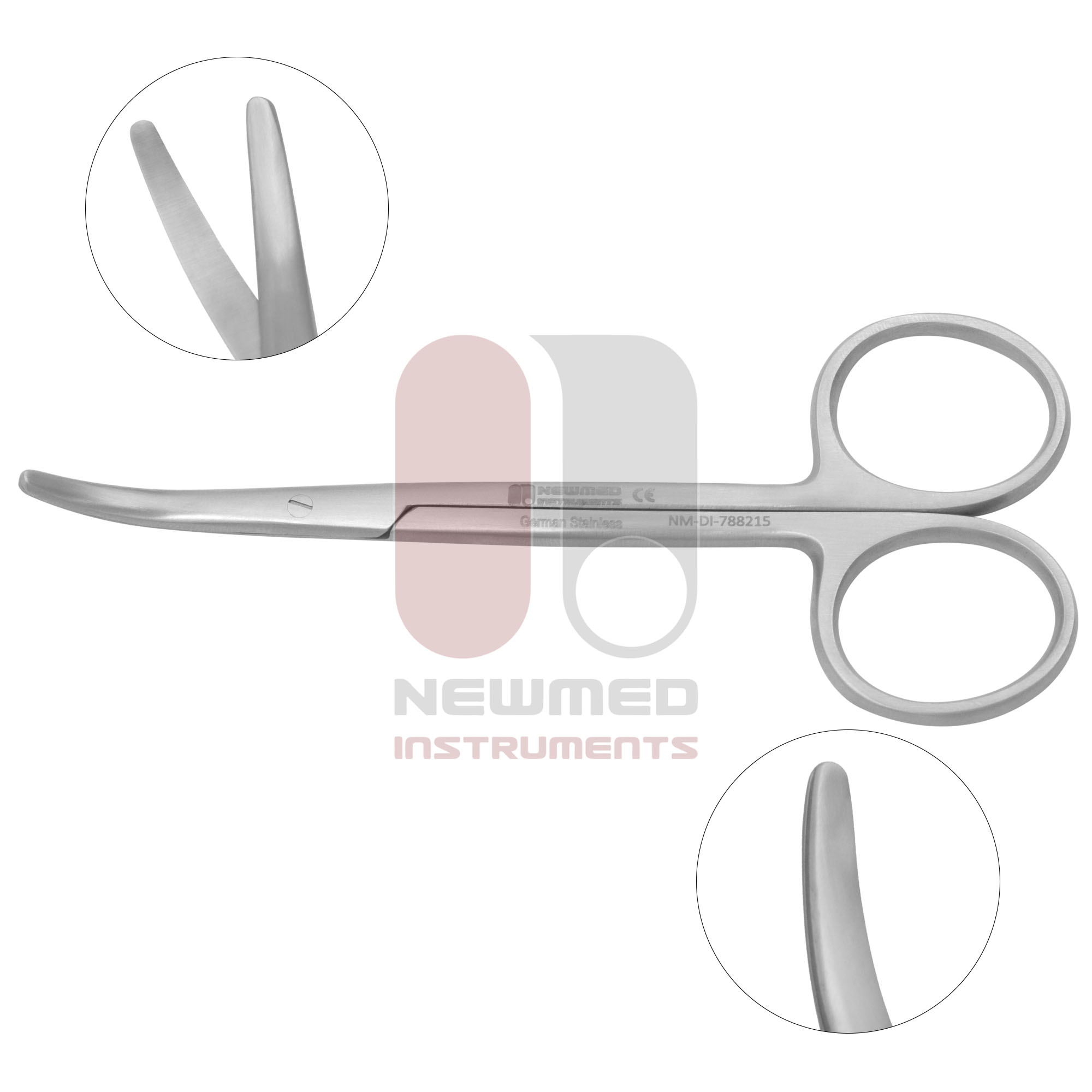 Cinelli Lower Lateral Scissors - Strong Curved Nasal Scissors